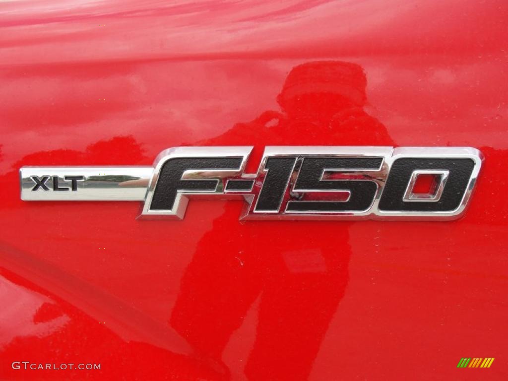 2011 F150 XLT SuperCrew - Race Red / Steel Gray photo #13