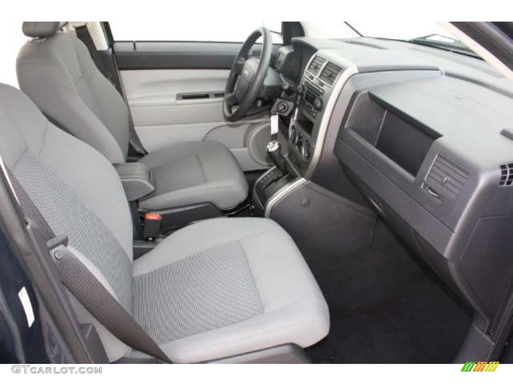 Pastel Slate Gray Interior 2007 Jeep Compass Sport Photo #48524734