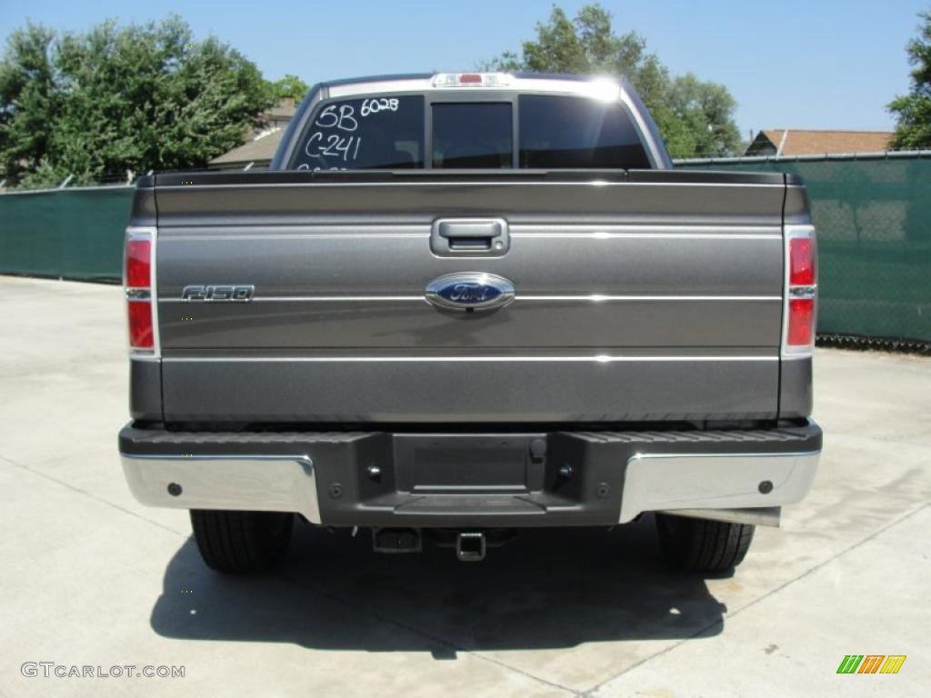 2011 F150 Lariat SuperCrew - Sterling Grey Metallic / Black photo #4