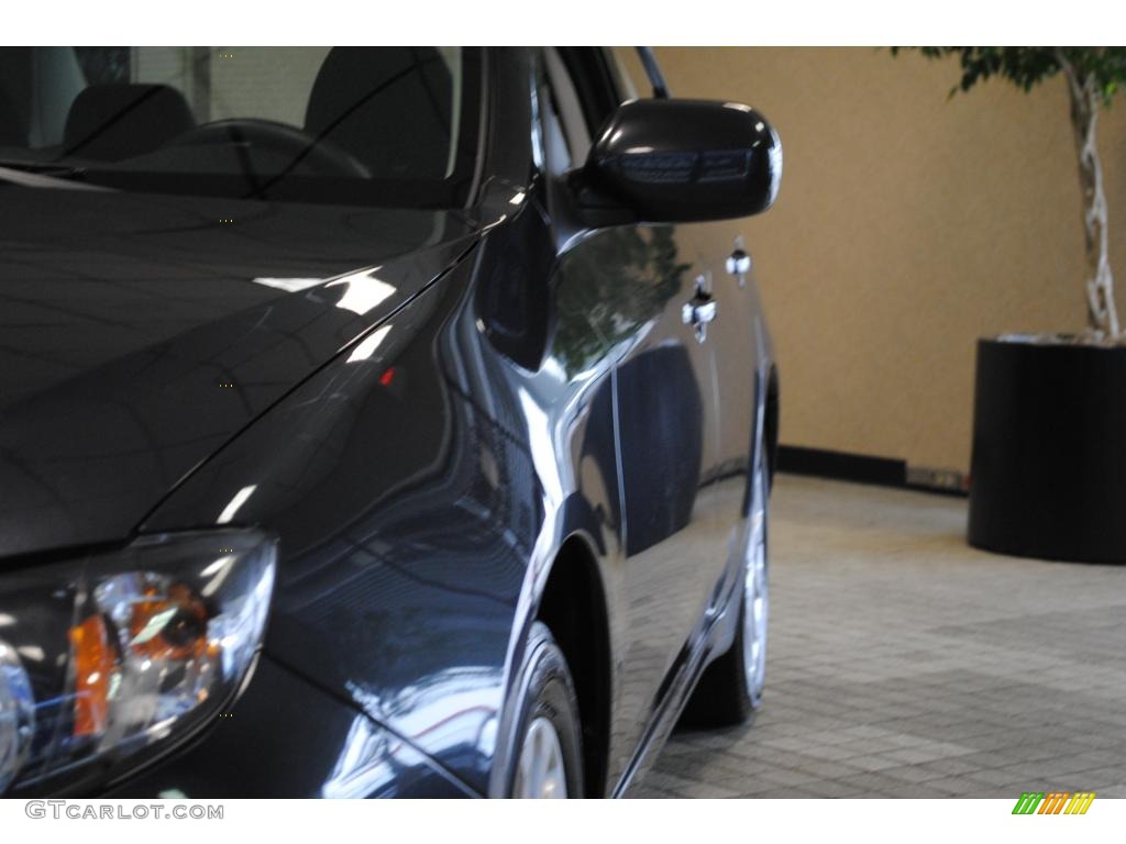 2009 Impreza 2.5i Premium Sedan - Dark Gray Metallic / Carbon Black photo #4