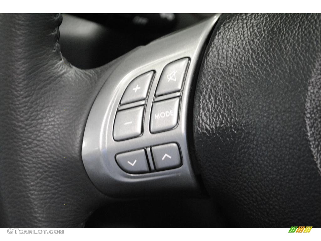 2009 Impreza 2.5i Premium Sedan - Dark Gray Metallic / Carbon Black photo #23