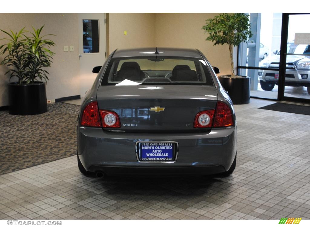 2008 Malibu LT Sedan - Dark Gray Metallic / Titanium Gray photo #8