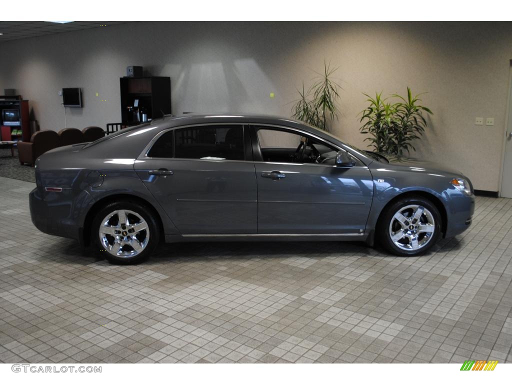 2008 Malibu LT Sedan - Dark Gray Metallic / Titanium Gray photo #11