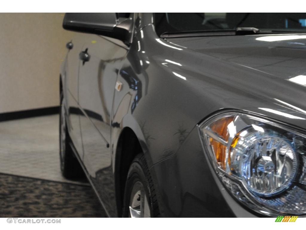 2008 Malibu LT Sedan - Dark Gray Metallic / Titanium Gray photo #13