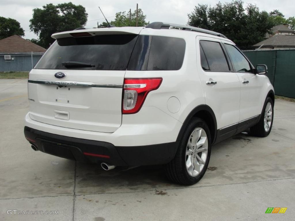 White Platinum Tri-Coat 2011 Ford Explorer Limited Exterior Photo #48528065