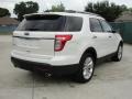 2011 White Platinum Tri-Coat Ford Explorer Limited  photo #3