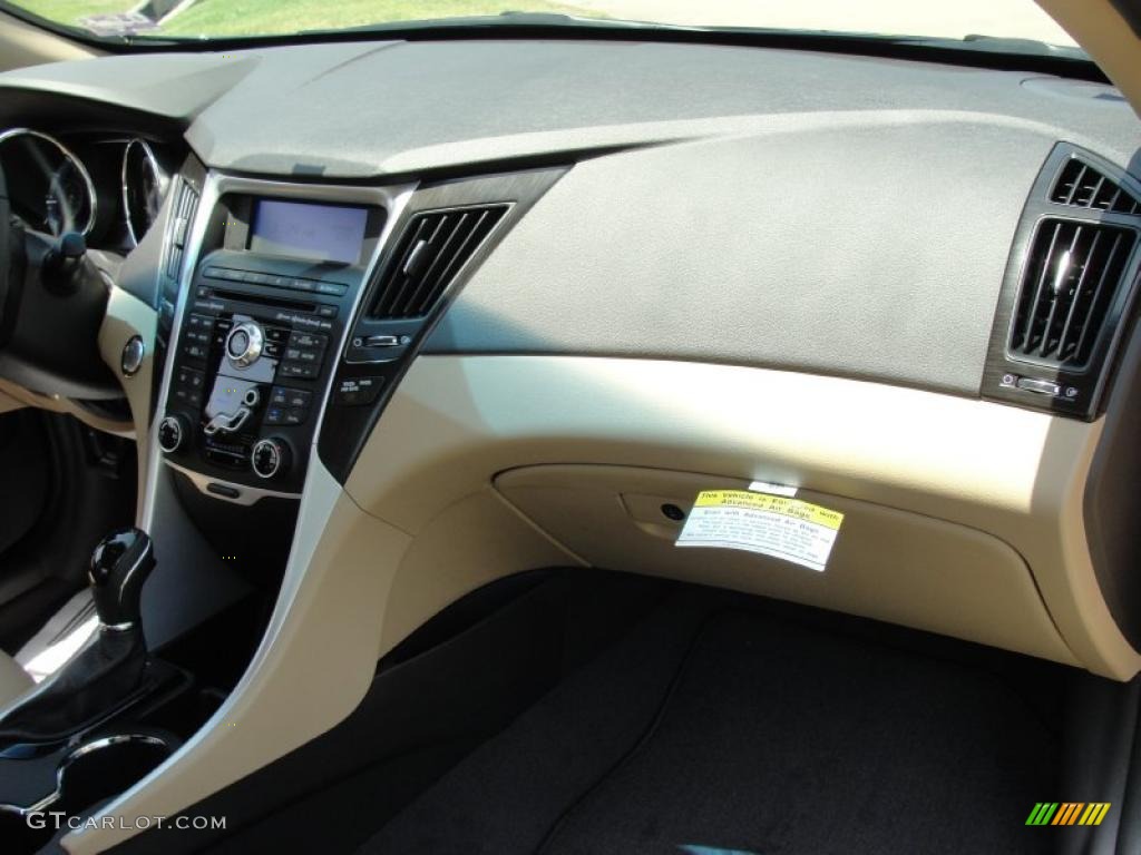 2011 Sonata Limited - Pacific Blue Pearl / Camel photo #20