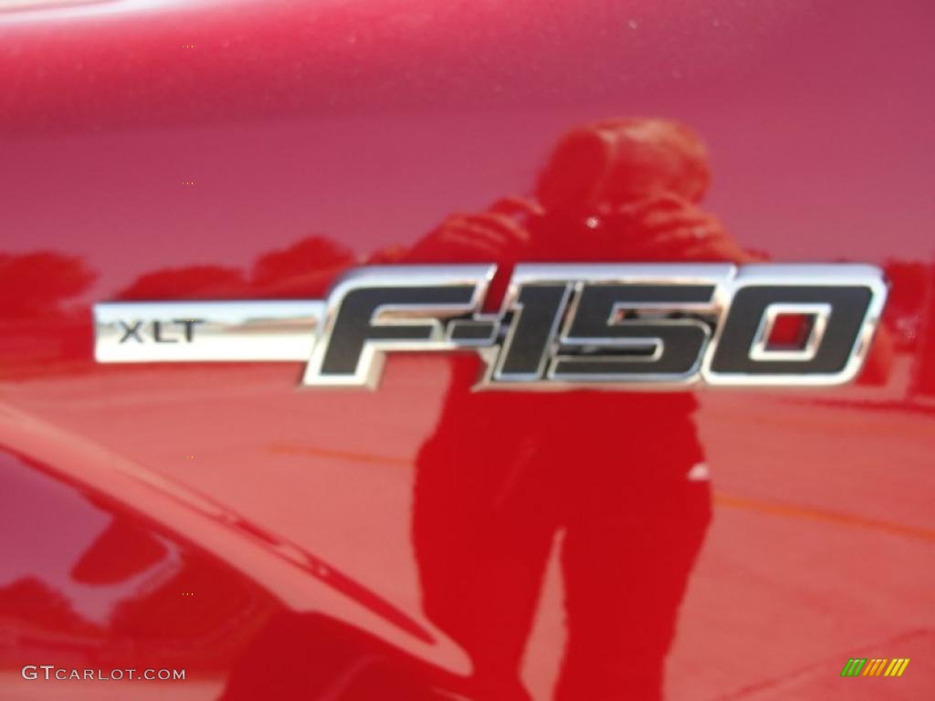 2011 F150 XLT SuperCrew - Red Candy Metallic / Steel Gray photo #13
