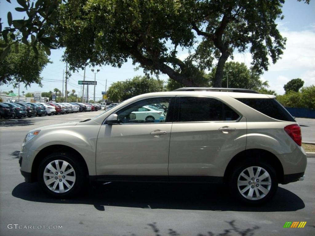 Gold Mist Metallic 2011 Chevrolet Equinox LT Exterior Photo #48529877