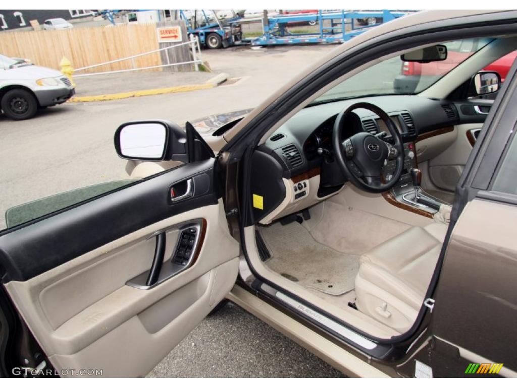 Warm Ivory Interior 2008 Subaru Outback 3.0R L.L.Bean Edition Wagon Photo #48530540
