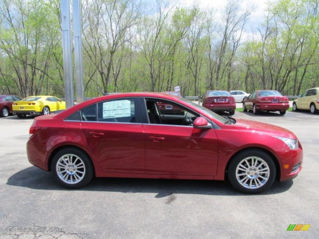 Crystal Red Metallic Tintcoat 2011 Chevrolet Cruze ECO Exterior Photo #48530972