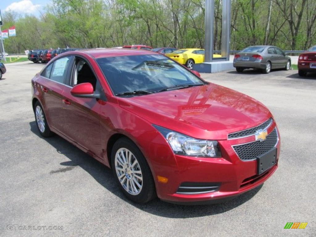 Crystal Red Metallic Tintcoat 2011 Chevrolet Cruze ECO Exterior Photo #48530981