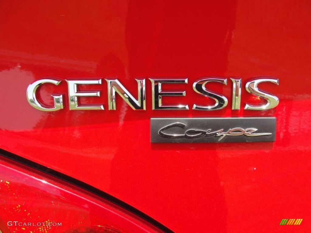 2011 Genesis Coupe 3.8 Track - Tsukuba Red / Black Leather photo #15