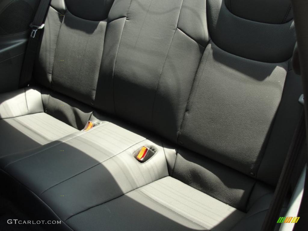 Black Leather Interior 2011 Hyundai Genesis Coupe 3.8 Track Photo #48531770