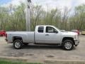 Sheer Silver Metallic 2011 Chevrolet Silverado 2500HD LT Extended Cab 4x4 Exterior