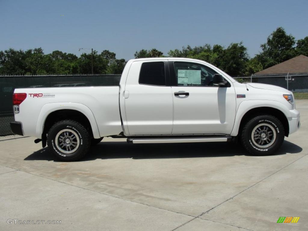 Super White 2011 Toyota Tundra TRD Rock Warrior Double Cab 4x4 Exterior Photo #48533622