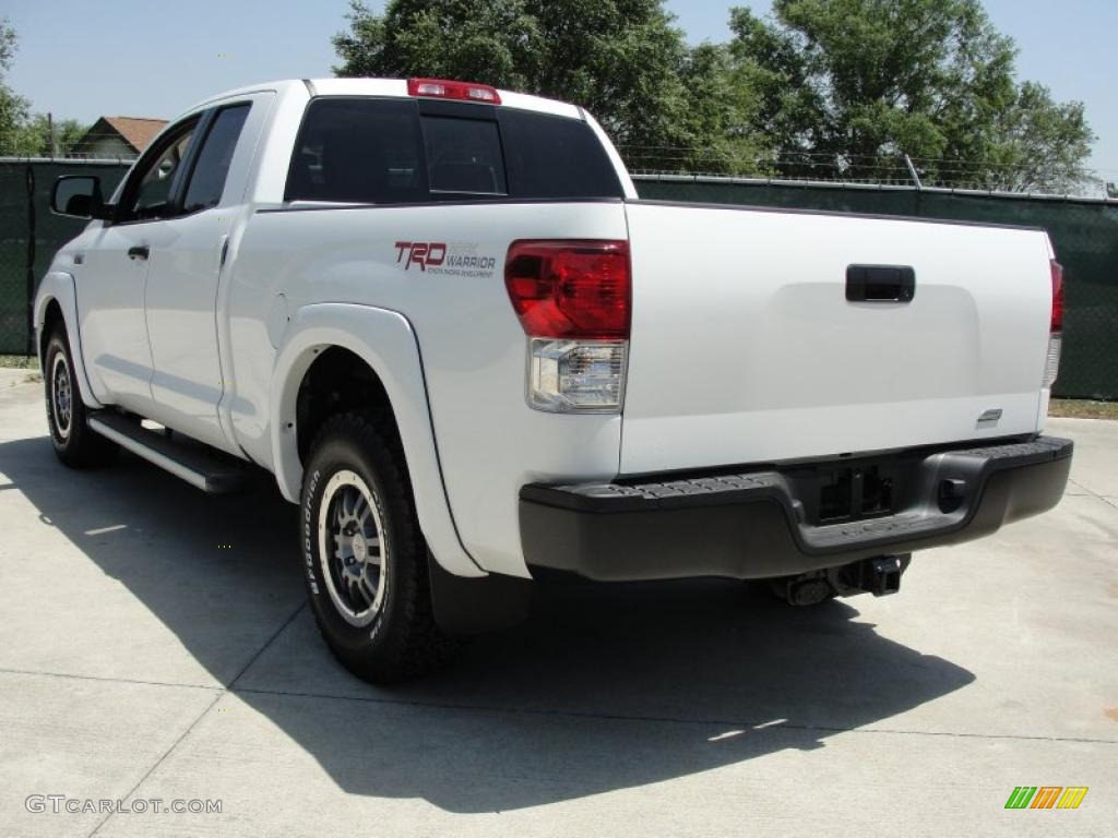 2011 Tundra TRD Rock Warrior Double Cab 4x4 - Super White / Graphite Gray photo #5