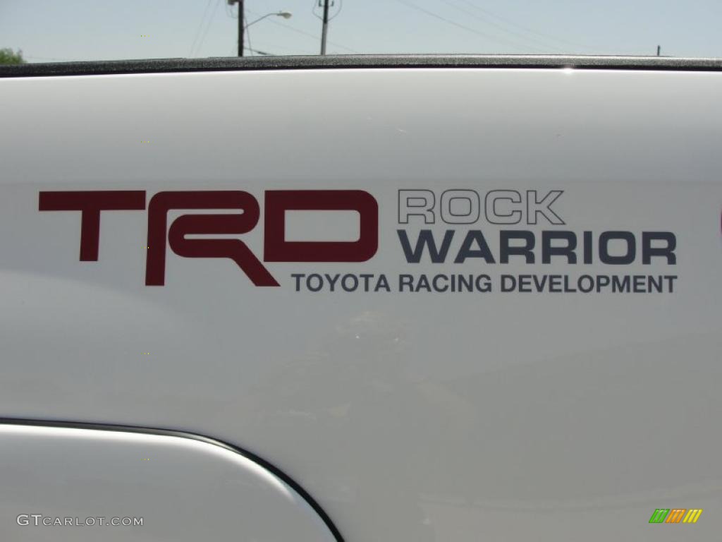 2011 Tundra TRD Rock Warrior Double Cab 4x4 - Super White / Graphite Gray photo #17