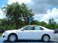2011 White Platinum Tri-Coat Ford Fusion Hybrid  photo #2