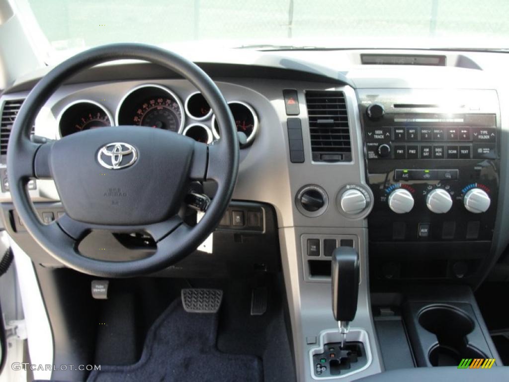 2011 Toyota Tundra TRD Rock Warrior Double Cab 4x4 Graphite Gray Dashboard Photo #48533852