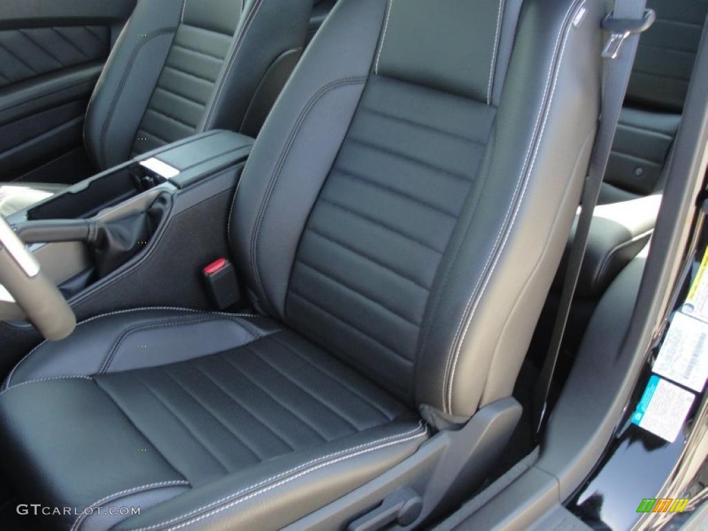 Charcoal Black Interior 2012 Ford Mustang GT Premium Coupe Photo #48534158