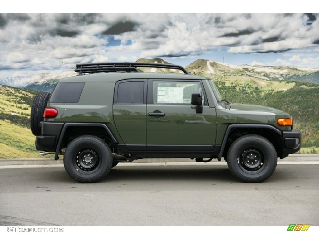 Army Green 2011 Toyota FJ Cruiser 4WD Exterior Photo #48534359
