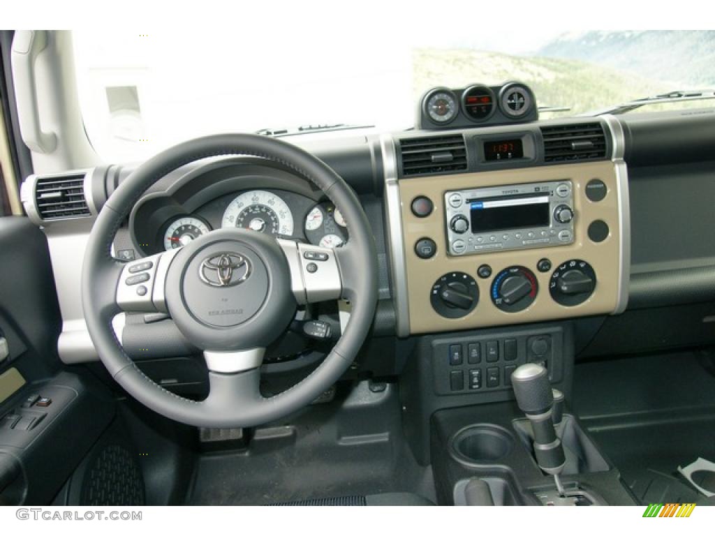 2011 Toyota FJ Cruiser 4WD Dark Charcoal Dashboard Photo #48534689