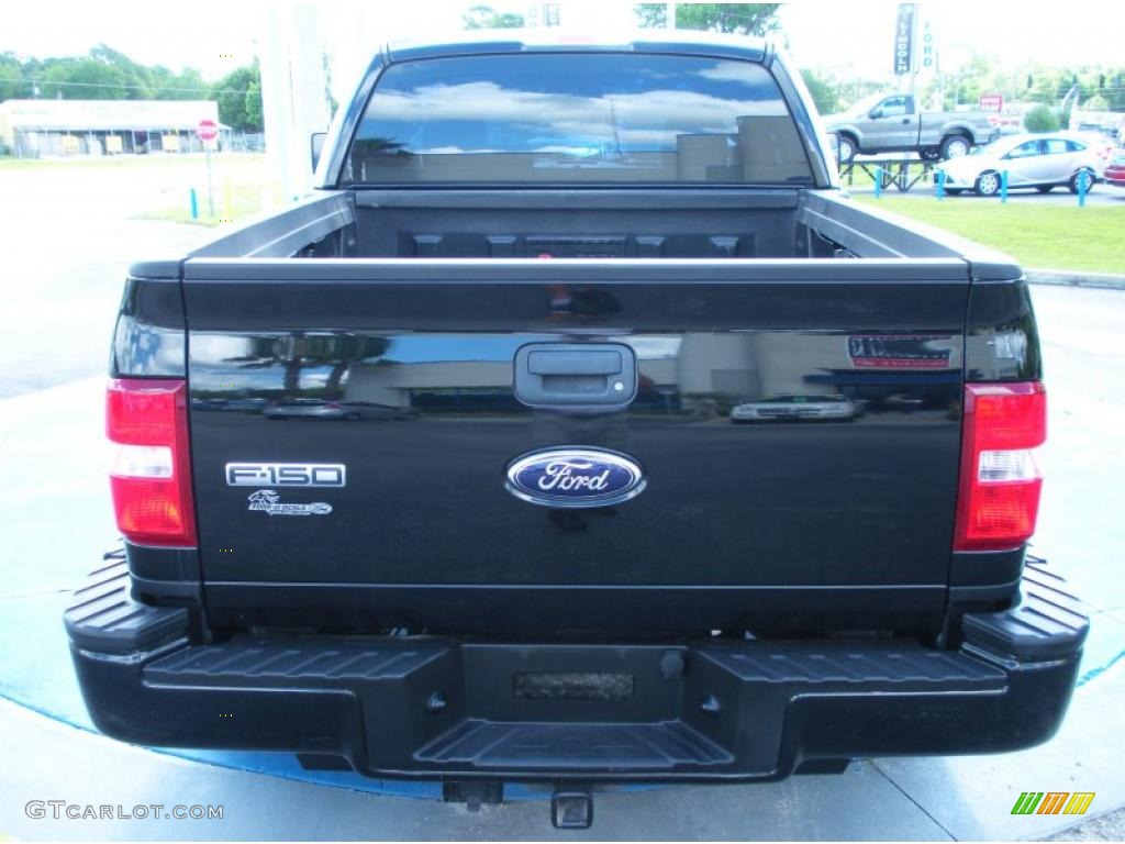 2006 F150 STX Regular Cab - Black / Medium Flint photo #4