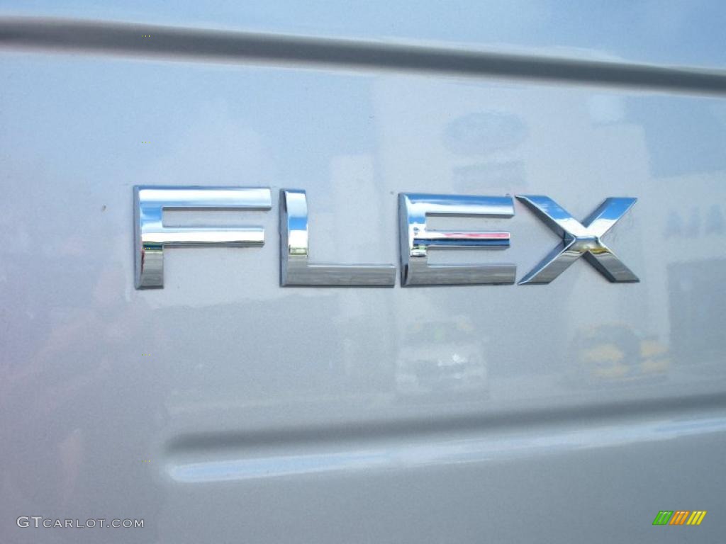 2010 Flex SEL AWD - Ingot Silver Metallic / Medium Light Stone photo #9