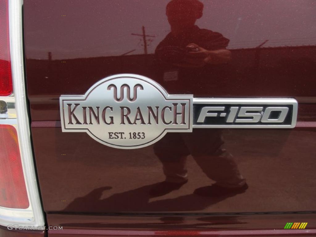 2010 F150 King Ranch SuperCrew 4x4 - Royal Red Metallic / Chapparal Leather photo #25