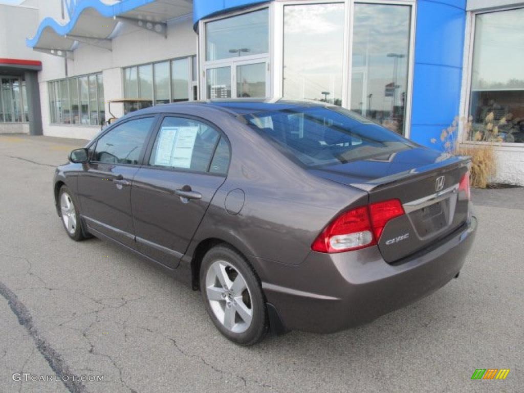 2010 Civic LX-S Sedan - Urban Titanium Metallic / Black photo #4