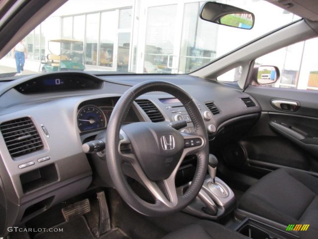 2010 Civic LX-S Sedan - Urban Titanium Metallic / Black photo #11