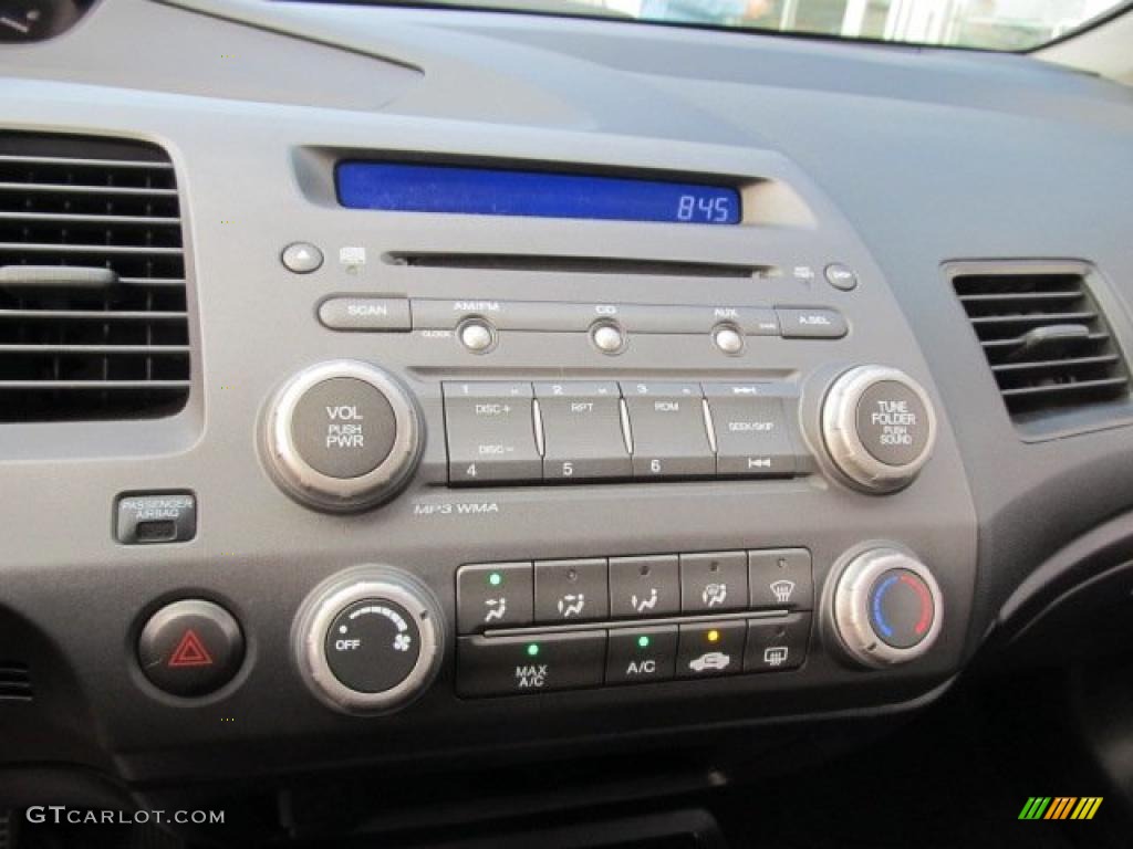 2010 Civic LX-S Sedan - Urban Titanium Metallic / Black photo #14