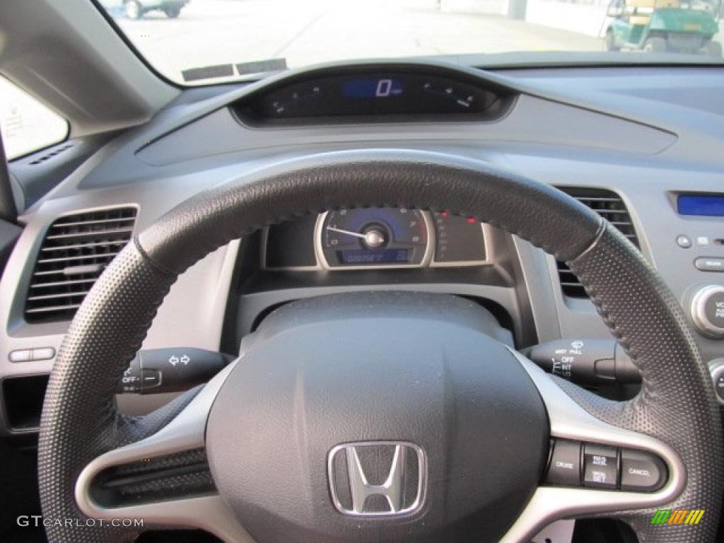 2010 Civic LX-S Sedan - Urban Titanium Metallic / Black photo #16