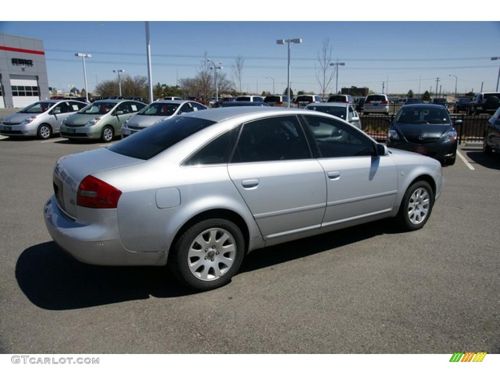 Light Silver Metallic 2001 Audi A6 2.8 quattro Sedan Exterior Photo #48539174