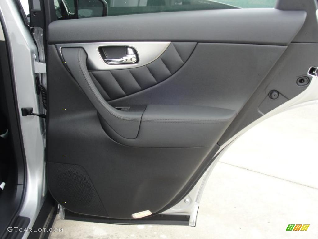 2010 Infiniti FX 35 Graphite Door Panel Photo #48539249