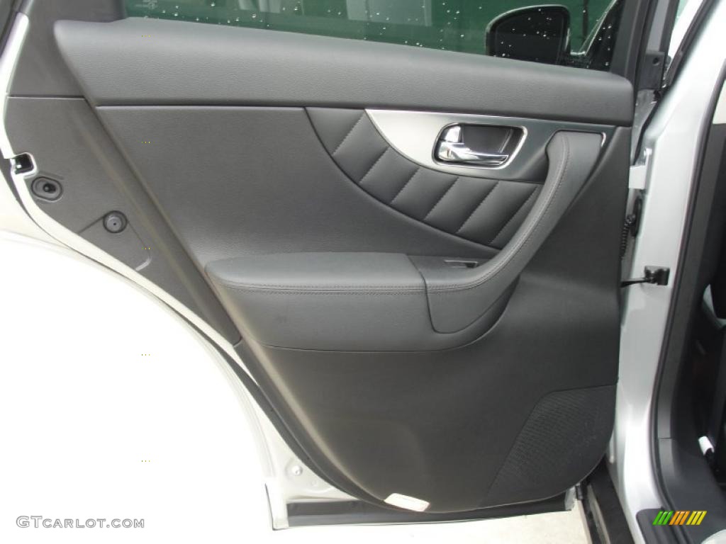 2010 Infiniti FX 35 Graphite Door Panel Photo #48539279