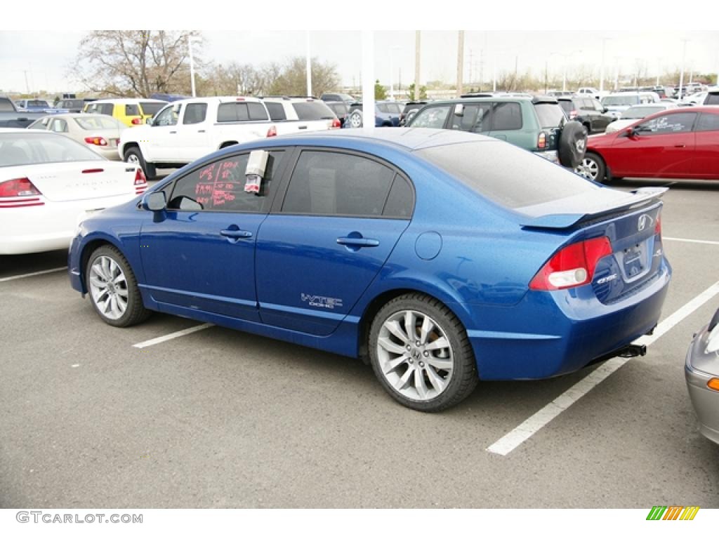Dyno Blue Pearl 2011 Honda Civic Si Sedan Exterior Photo #48541220