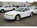 1996 Crystal White Ford Mustang GT Coupe  photo #4
