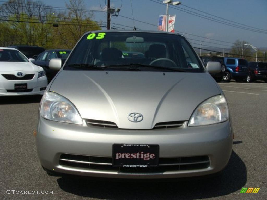 2003 Prius Hybrid - Silver Strata Metallic / Amethyst photo #2