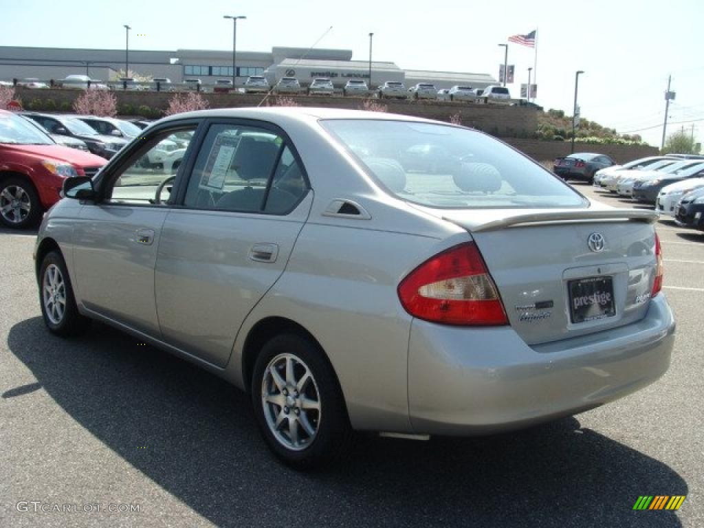 2003 Prius Hybrid - Silver Strata Metallic / Amethyst photo #4