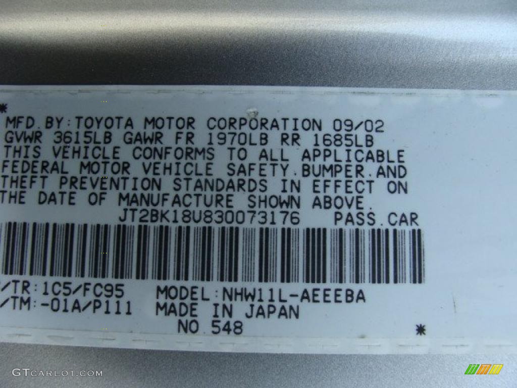 2003 Prius Hybrid - Silver Strata Metallic / Amethyst photo #15