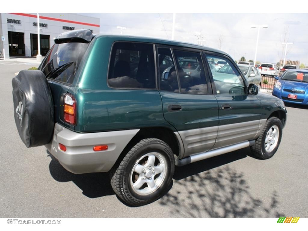 1998 RAV4 4WD - Dark Green Pearl Metallic / Tan photo #2