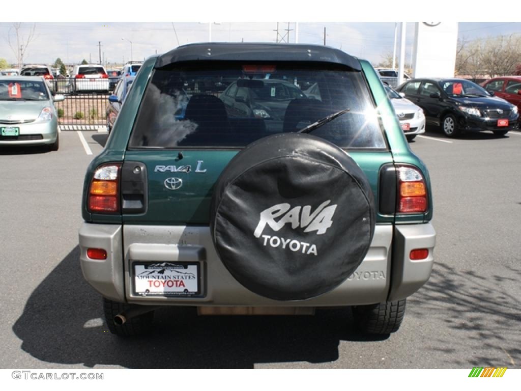 1998 RAV4 4WD - Dark Green Pearl Metallic / Tan photo #3