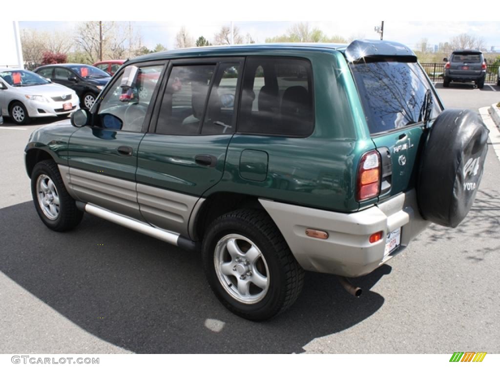 1998 RAV4 4WD - Dark Green Pearl Metallic / Tan photo #4