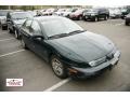 Dark Green Metallic 1998 Saturn S Series SL2 Sedan