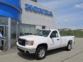 2008 Summit White GMC Sierra 1500 Regular Cab 4x4  photo #1
