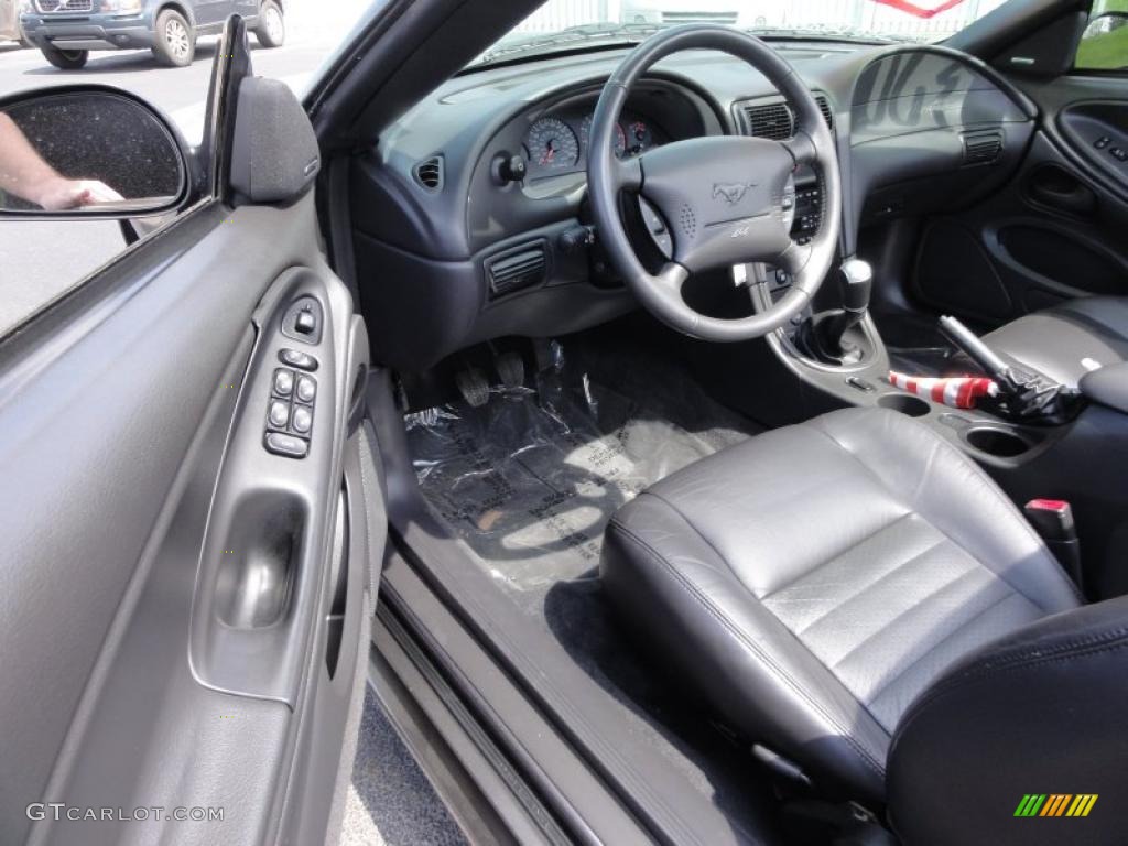 Dark Charcoal Interior 2003 Ford Mustang GT Convertible Photo #48542198