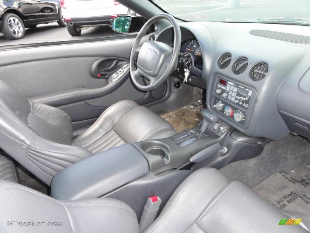 Dark Pewter Interior 1997 Pontiac Firebird Coupe Photo #48543236