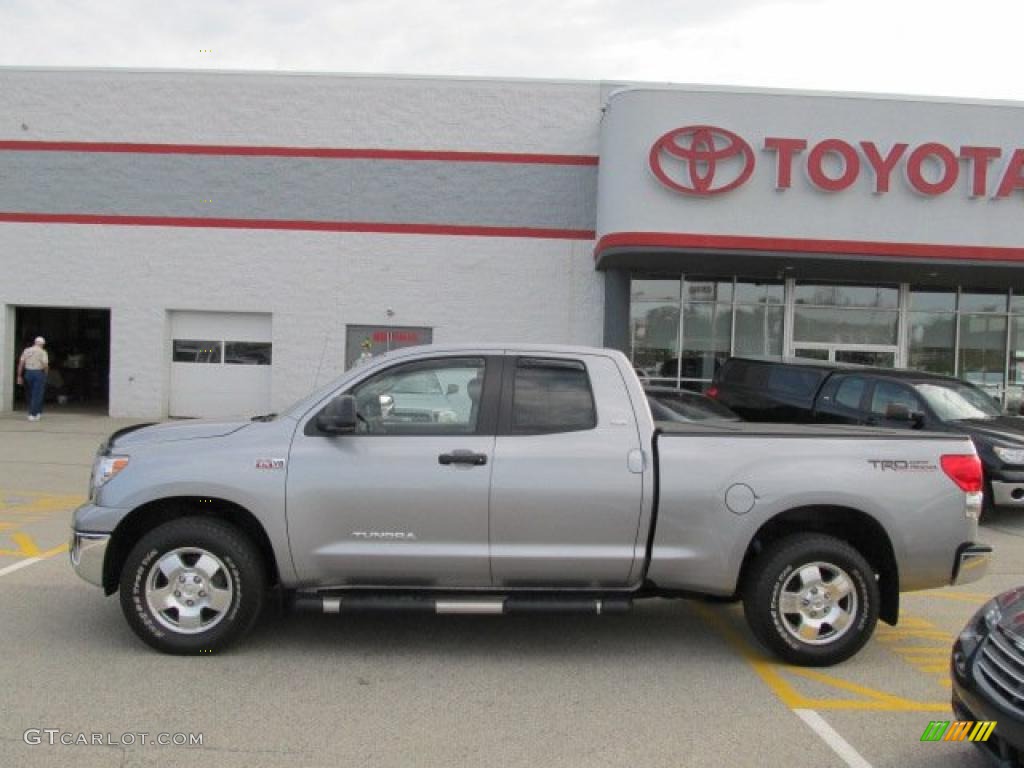 2008 Tundra SR5 TRD Double Cab 4x4 - Silver Sky Metallic / Graphite Gray photo #2